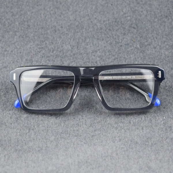 Foote Retro Square Acetate Glasses Frame