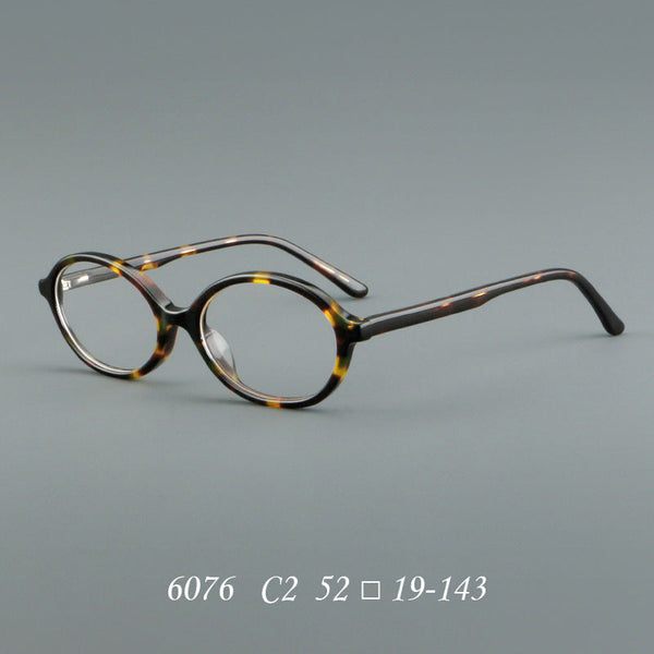 Shon Vintage Oval Acetate Glasses Frame