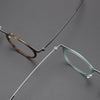 Leander Titanium Vintage Round Eyeglasses Frames 9704