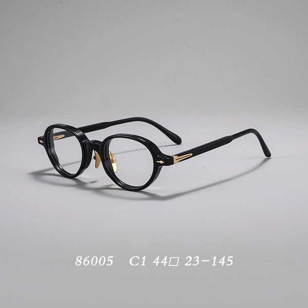 Rau Vintage Oval Acetate Glasses Frame