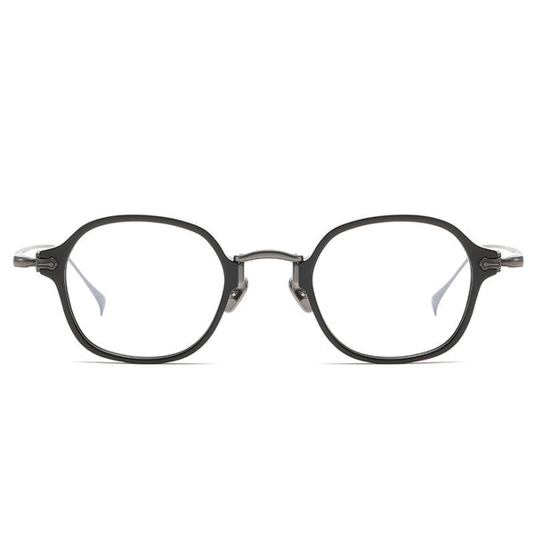 Retro Titanium Square Glasses Frame KMN183