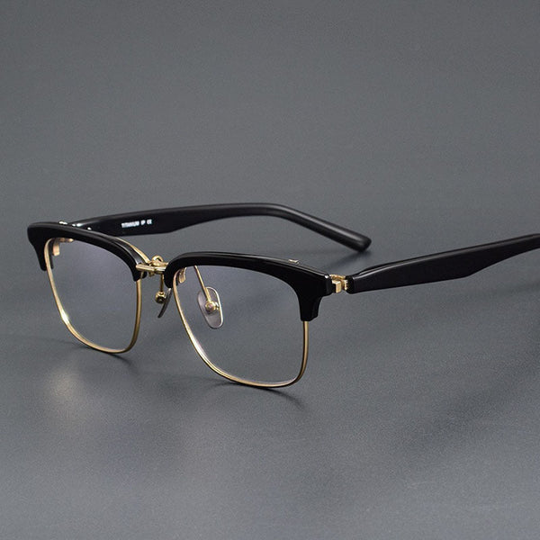 Malon Acetate Glasses Frame With Flip-up Clips