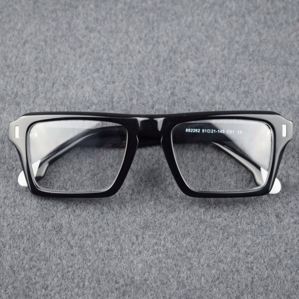 Foote Retro Square Acetate Glasses Frame