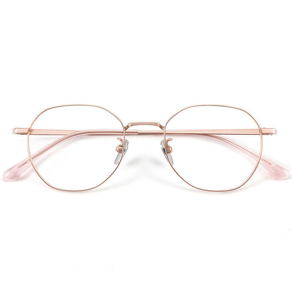 Titanium Geometric Glasses FrameST3931