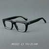 Sutton Retro Rectangle Acetate Glasses Frame