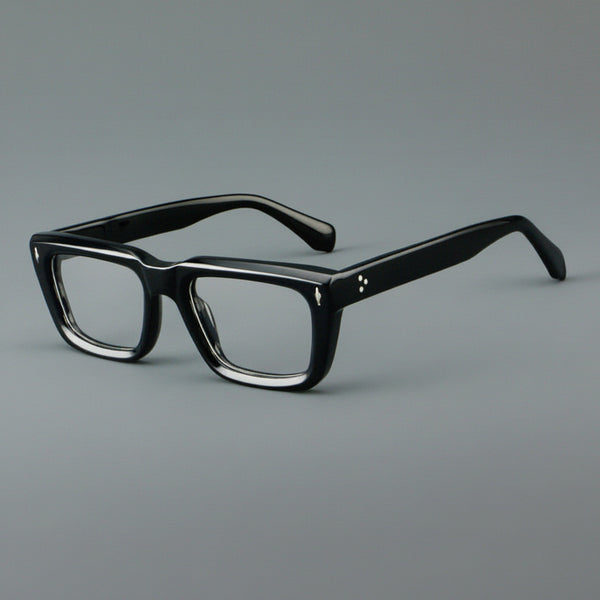 Sutton Retro Rectangle Acetate Glasses Frame