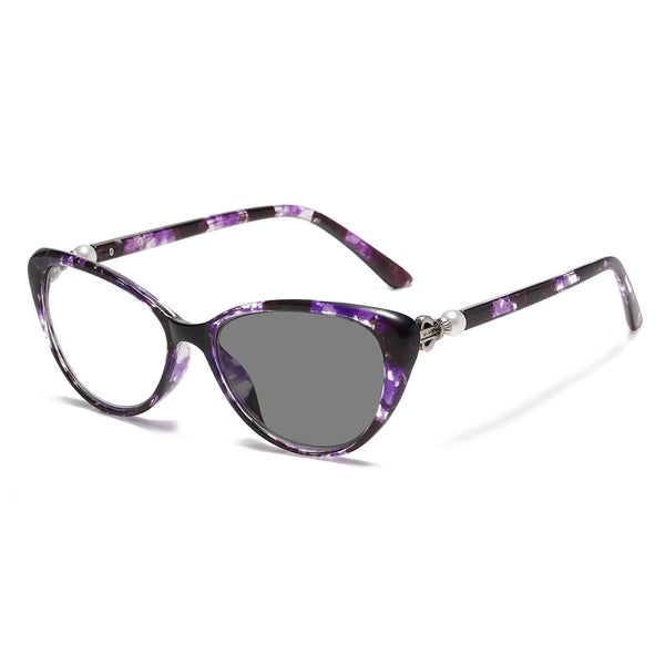 Women’s Ultralight Cat-Eye Photochromic Progressive Reading Glasses - KX002-1