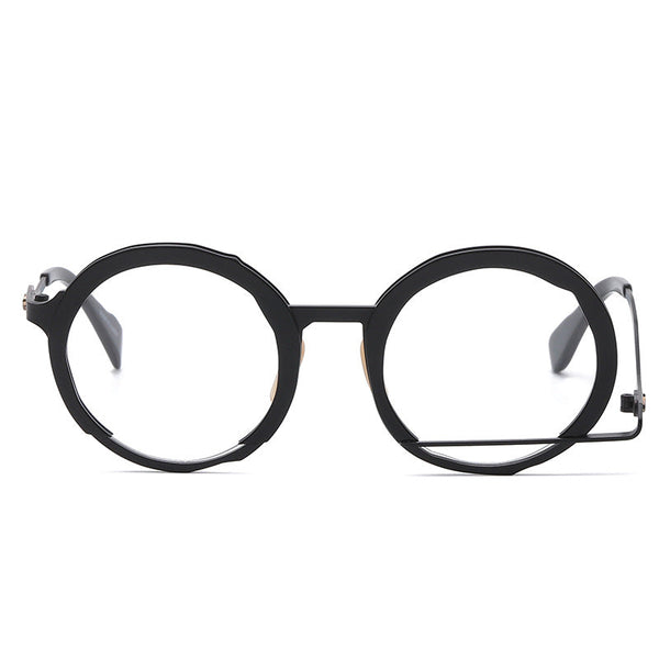 Titanium Vintage Round Eyeglasses Frames MM0034