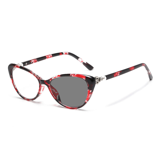 Women’s Ultralight Cat-Eye Photochromic Progressive Reading Glasses - KX002-1
