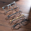 Leander Titanium Vintage Round Eyeglasses Frames 9704