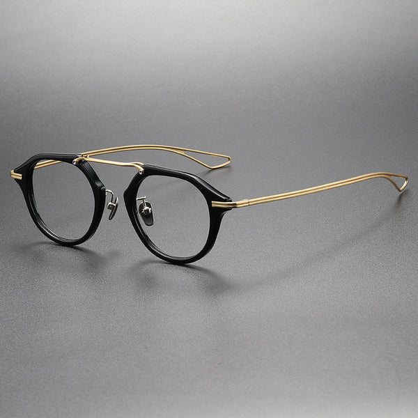 Schwan Retro Oval Titanium Glasses Frame