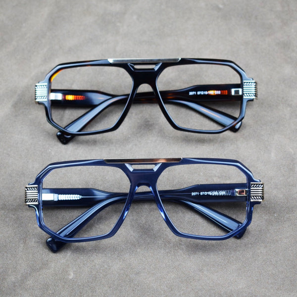 Acetate Aviator Square Glasses Frames JF 2071