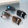 Ultra- Light Titanium Tinted Photochromic Multifocal Progressive Reading Glasses - CML1832