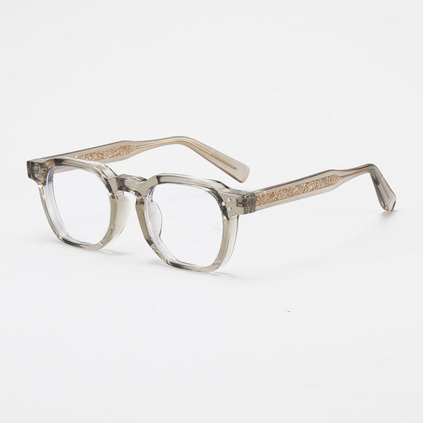 March Retro Square Acetate Glasses Frame