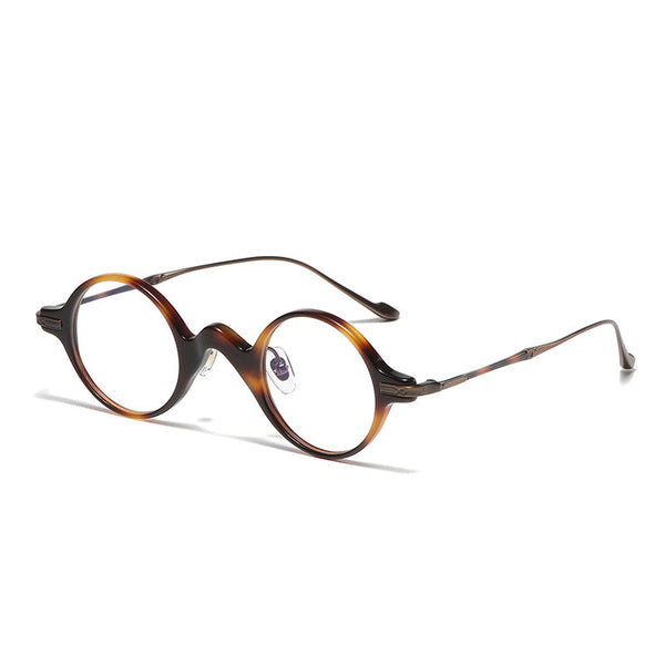 Enoh High-quality Retro Round Acetate Glasses Frame