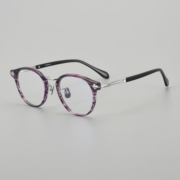 Acetate Vintage Round Eyeglasses Frames BY CUMULUS