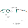 Ron Retro Round Acetate Glasses Frame