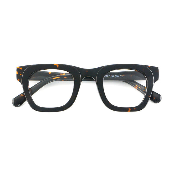Sambu Retro Rectangle Acetate Glasses Frame