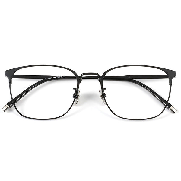 Retro Titanium Square Glasses Frame ST9976