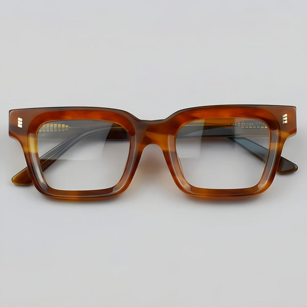 Nuhic Retro Rectangle Acetate Glasses Frame