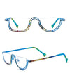 Pure Titanium Square Half Rim Eyeglasses Frame - CM185898