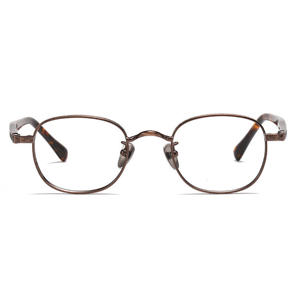 Retro Titanium Square Glasses Frame SM217
