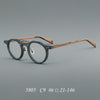 Raed Retro Round Acetate Glasses Frame