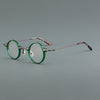 Ultra-Light Small Round Vintage Acetate Glasses 5813