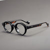 Vintage Retro Round Acetate Optical Glasses Hyperopia Anti-Blue Light Reading Glasses - CML2501