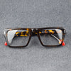 Foote Retro Square Acetate Glasses Frame