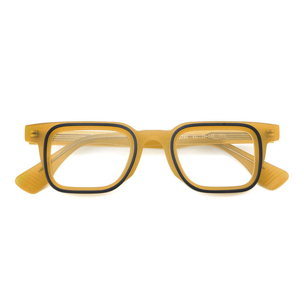 Lobo Square Acetate Eyeglasses Frame