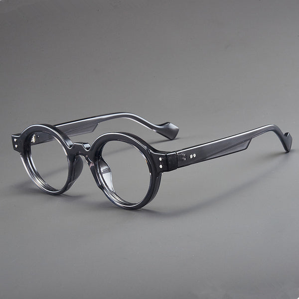 Vintage Retro Round Acetate Optical Glasses Hyperopia Anti-Blue Light Reading Glasses - CML2501