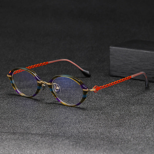 Naomi High-quality Titanium Oval Glasses Frame
