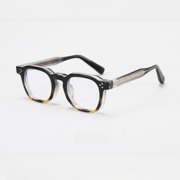 March Retro Square Acetate Glasses Frame
