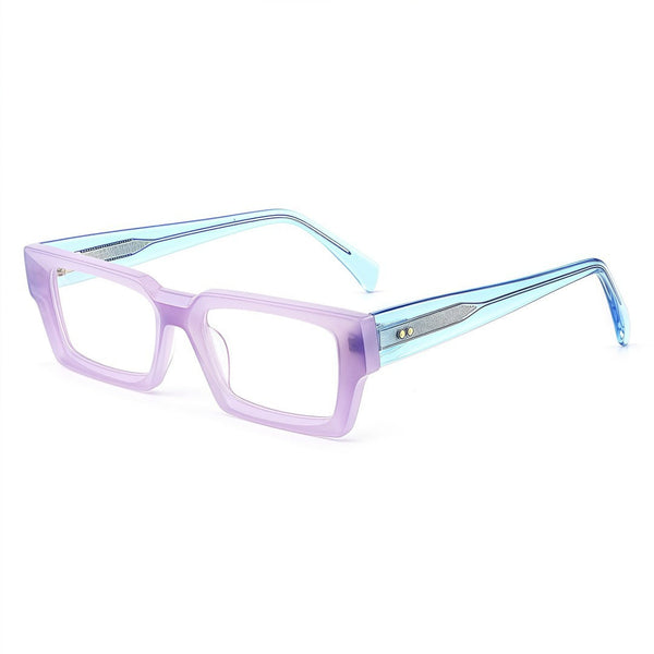 Piller Retro Rectangle Acetate Glasses Frame