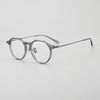 Raffi Retro Polygon Titanium Glasses Frame