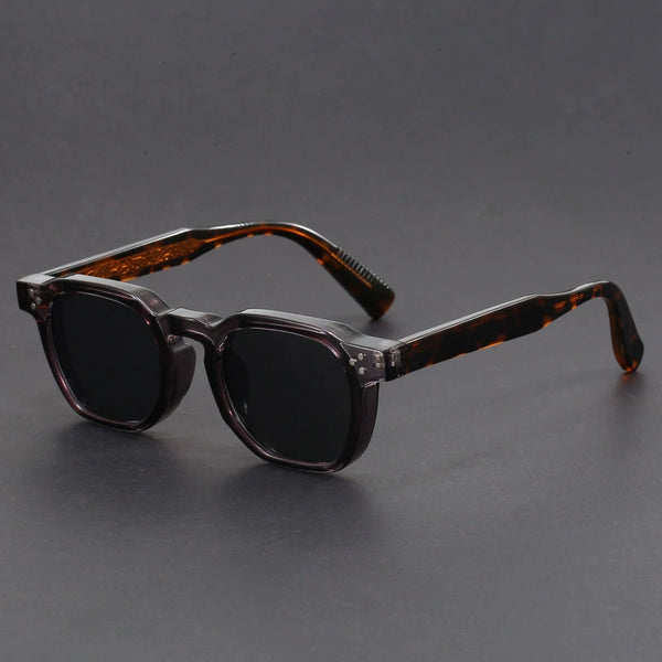 Acetate Retro Steampunk Polarized Sunglasses - CMS0221