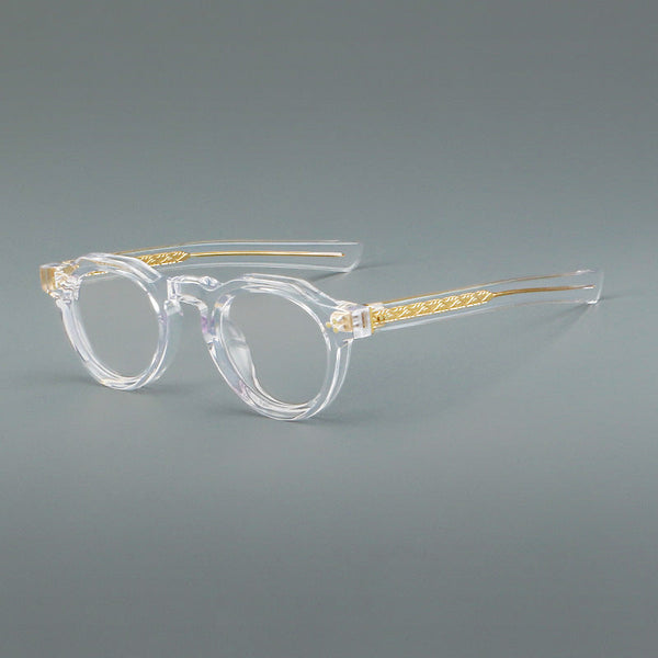 Marlin Vintage Geometric Acetate Glasses Frame
