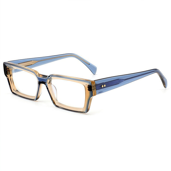 Piller Retro Rectangle Acetate Glasses Frame