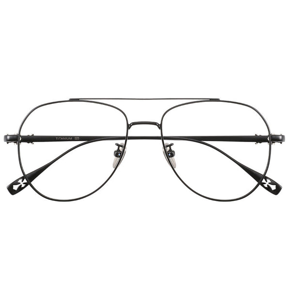 Titanium Aviator Square Glasses Frames ST 5125