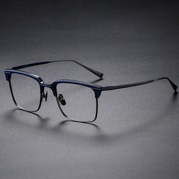 Winer Retro Titanium Square Glasses Frame