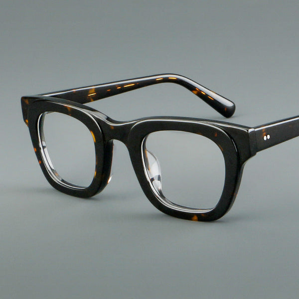 Sambu Retro Rectangle Acetate Glasses Frame