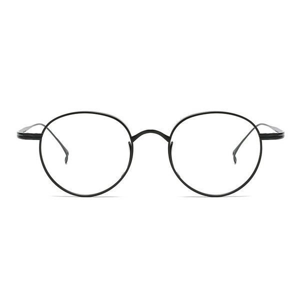 Titanium Vintage Oval Glasses Frame 10518