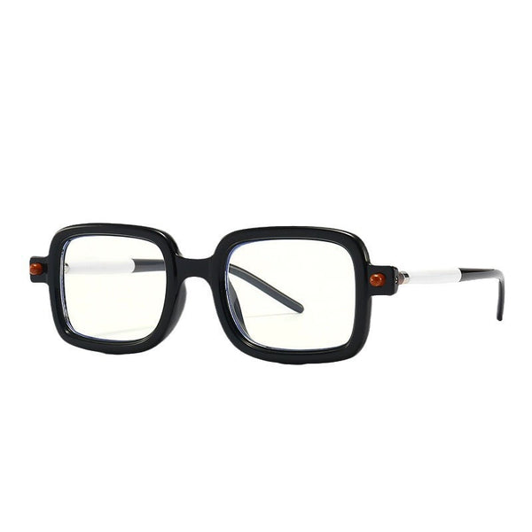 Wellington Vintage Retro Rectangle Acetate Optical Glasses Hyperopia Anti-Blue Light Reading Glasses