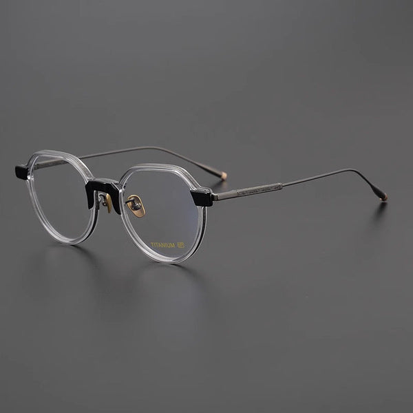 Titanium Round Glasses Frame 655696