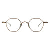 Abali Titanium Vintage Eyeglasses Frame With Sunglasses Clips