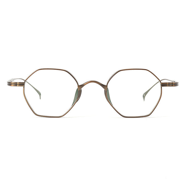 Abali Titanium Vintage Eyeglasses Frame With Sunglasses Clips