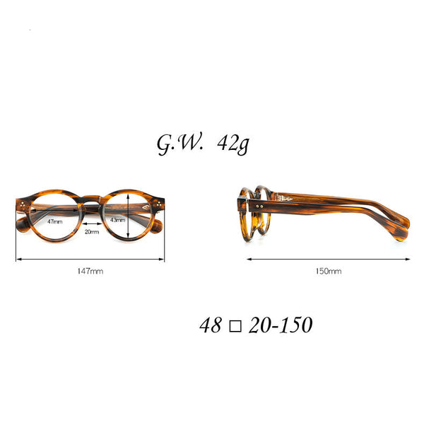 Kham Vintage Acetate Glasses Frames