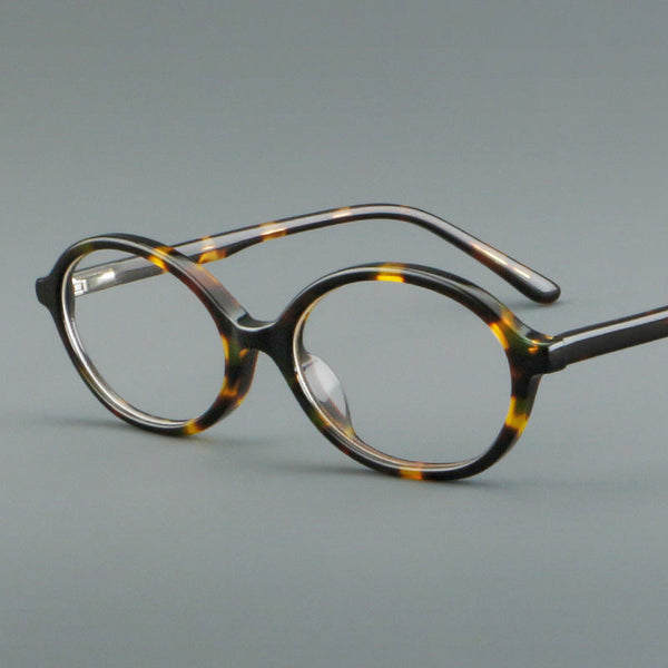 Shon Vintage Oval Acetate Glasses Frame