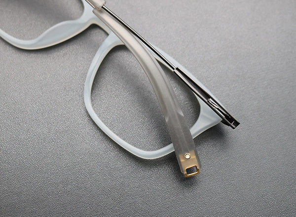 Retro Titanium Square Glasses Frame SC216